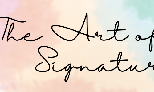 Art of the Signature Banner